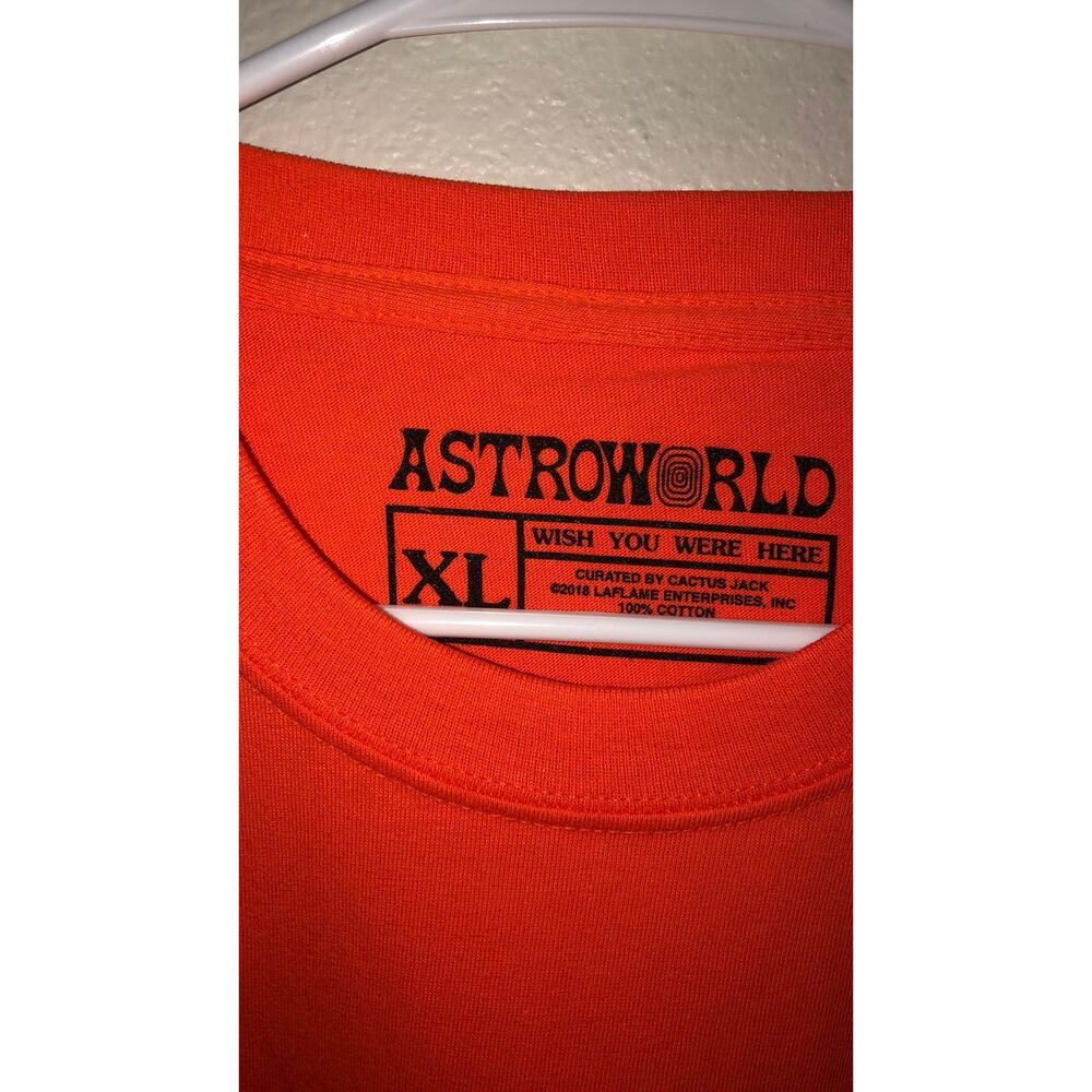 Travis Scott AstroWorld Orange tee XL - Picture 4 of 4